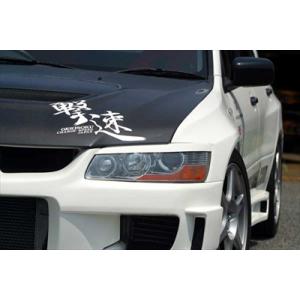 ランサーエボリューション 8 CT9A アイライン カーボン製