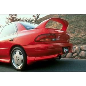 インプレッサ GC8 C-I リアウイング FRP+カーボン製 塗装済み : エアロ