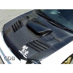 インプレッサ GDB アプライド：A/B ハイパーカナード カーボン製 ノ