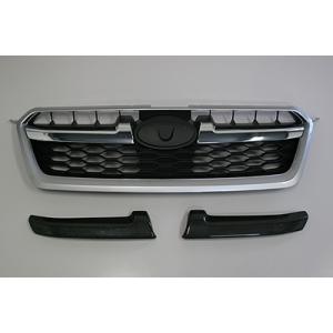 インプレッサ G4 GJ# A/B グリルフィニッシャー FRP製 黒ゲル 塗装済み