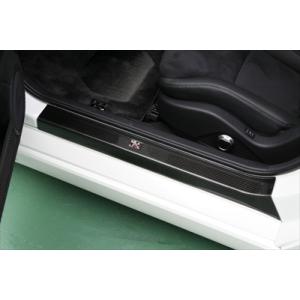 R35 GT-R サイドスカッフパネル (左右セット) ドライカーボン製