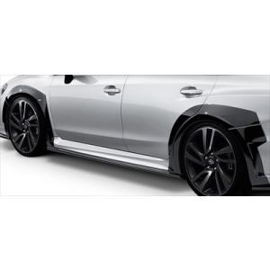 レヴォーグ VM系 スカートリップ チェリーレッド (STI フロント