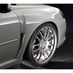 K2GEAR ダブルスリットワイドフェンダー　レガシィ　BP.BL5 前期 レガシィBP/BL前期用K2GEARダブルスリットワイドフェンダーFRP