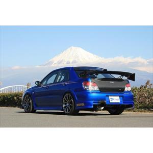 IMPREZA GD系 純正オーバーフェンダー対応 リアハーフスポイラー F型専用 塗装取付込