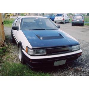 AE86 レビン エアロボンネット カーボン クリア塗装済み : エアロ
