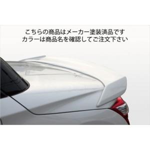 コペン ローブ LA400K トランクスポイラー FRP製 塗装済 ブライトシルバーメタリック (S...