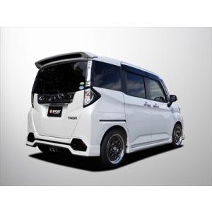 トールカスタム M900S/M910S サイドスカート 塗分け塗装済 マゼンタベリーマイカメタリック...