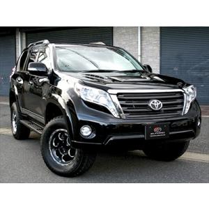 フロントバンパーガード マットブラック JAOS プラド150 JAOS フロントバンパーガード 塗装品 マットブラック プラド 150