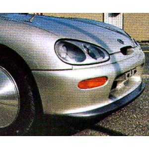 カプチーノ フロントリップスポイラー カーボン 取付込 : エアロ