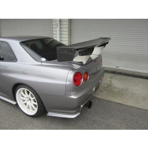 スカイライン GT-R BNR34 GTウィング 052シリーズ ドライカーボン製 1700mm