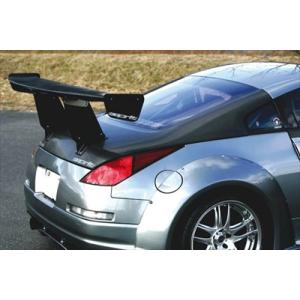 Z33専用ベース付 GTウイング 052 1800mm タイプ FRP製 : エアロ