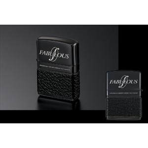 FABULOUS ZIPPO LIGHTER カラー：BLACK TITANIUMLEATHER ア...