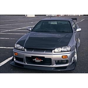 ER34 スカイライン FRPエアロボンネット（BNR34＋カーボンリップキット）｜toptuner-store