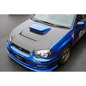 インプレッサ GDB GTウイング 平織りカーボンウィング+白ゲルFRP