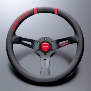 MOMO（モモ） ステアリング TEAM 280mm ブラックレザー〔T-1001