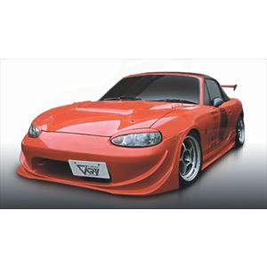 ロードスター NB 後期 純正ハーフ用 フロントリップスポイラー 塗装