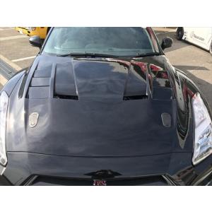 GT-R R35 スーパーカーボン ボンネット : エアロ.カスタムパーツの