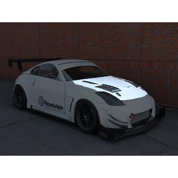 フェアレディZ Z33 前期/後期 エアロボンネット タイプ2 カーボン