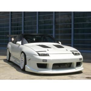 180SX 後期純正バンパー用 リップ ハーフ スポイラー エアロ : パーツ