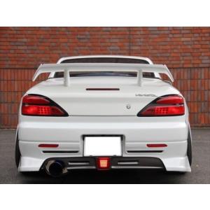 シルビア S15 リアバンパーType2 FRP製 塗装取付込