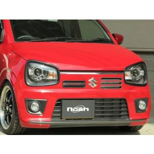 アルト (ZT)フロントグリルガーニッシュ(ブラックメッキ)3本