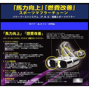 4wd Pasion Evo 右ダブル出し Gnda04 Toptuner 排気系パーツ 右ダブル出し チタニウムブルーテール P B S搭載マフラー Z ヴェルファイア 吸気 排気系 Agh35w 2 5