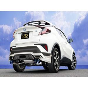 スリーキャッツ ZYX10 C-HR ハイブリッド 100Φ真円 4本出し ストレート