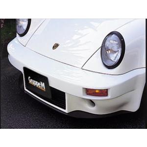 ポルシェ 964 Carrera フロントバンパースポイラー 塗装済み : エアロ
