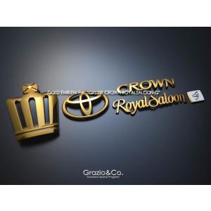 クラウン ロイヤル 21系 エンブレム 王冠4点set 車 バイク 自転車 外装 ボディパーツ オパールクローム G Royalsaloon Royalsaloon Gzo11ad05 Toptuner 公式専門店