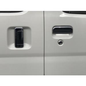 ハイゼットカーゴ S321V/S331V 2017/11〜 メッキドアハンドルカバー＆リアハッチハンドルカバー