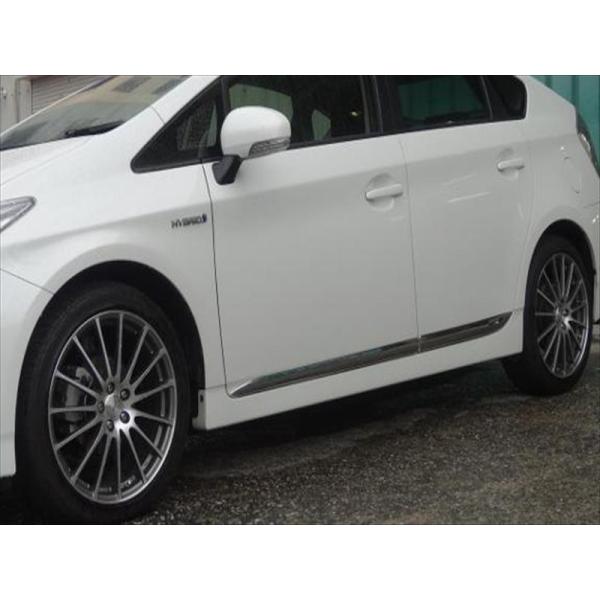 プリウス ZVW30 前/後期 EXCEL MODE サイドガーニッシュ