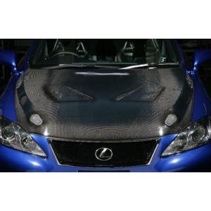 Lexus IS-F カーボンボンネット 取付込 : エアロ.カスタムパーツの