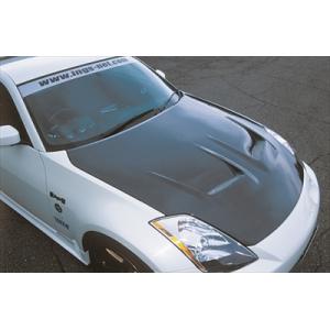 フェアレディZ Z33 N-SPEC エアロボンネット Type-I FRP製 塗装取付込