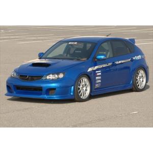 N-SPEC　IMPREZA GRB FRONT BUMPER FRP ヘッドライトウォッシャー穴/...