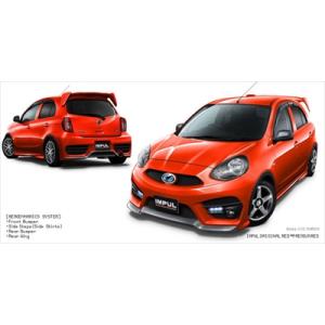 日産 マーチ インパル リアウイング IMPUL（インパル） K13 マーチ 2013.6~ リアウイング FRP 塗装済