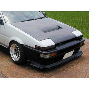 トヨタAE86レビンボンネット AE86 レビン エアロボンネット FRP : エアロ.カスタムパーツの