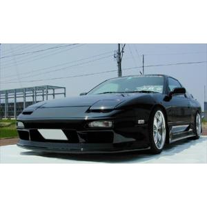 180SX Ver.1 フロントハーフスポイラー (中期用) 塗装済み : エアロ