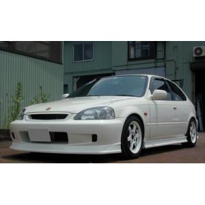 EK-9 CIVIC 3ドア フロントバンパースポイラー FRP 後期用