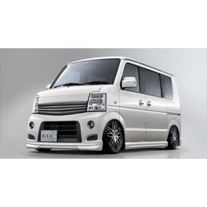 エブリイワゴン DA64W 後期 PZターボ ハーフタイプエアロ 3点キット