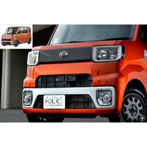 ウェイク LA700/710前期用 フロントグリルカバー カーボン調