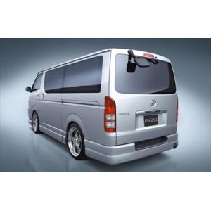 ハイエース H200V URBAN Half Type リアハーフスポイラー 塗装済み