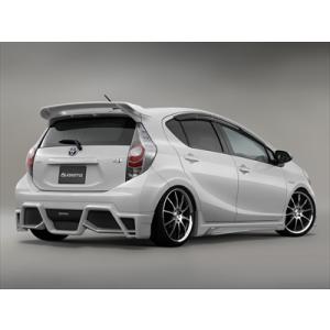 MXPK1# アクア モデリスタ リヤスパッツ 塗装品 ブラックマイカ 取付込