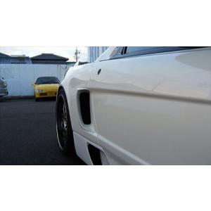 NSX 50mmワイドリアフェンダー(片側約25mm) 塗装済み