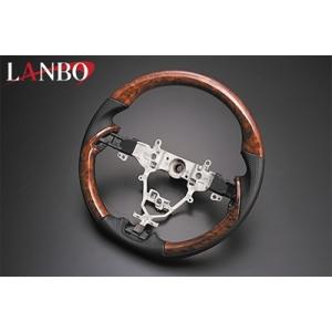ジムニー JB64 LANBO オリジナルコンビステアリング ガングリップ 茶木目  「長納期商品」
