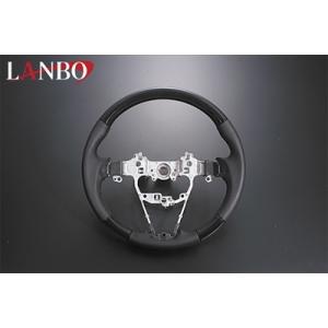 スペーシア MK53S LANBO オリジナルコンビステアリング ノーマルグリップ 黒木目調