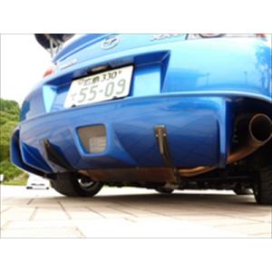 RX-8 SE3P リアアンダーディフューザー用スプリッター 取付込