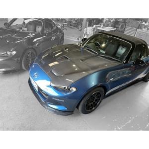 ロードスター ND エアロボンネット カーボン クリア塗装済 : エアロ