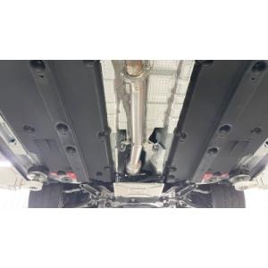 GRヤリス 1.6L ターボ icode×LEMS チタン製フロントパイプ (メタル触媒付き中間パイ...