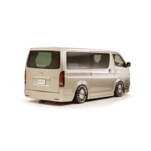 同梱ok ハイエース 200系 標準ボディ エアロ3点セット Frp製 4型 5dr ロング用 Ledリフレクターtype 塗装済み 人気スポー新作
