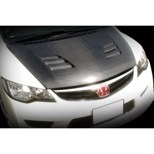 CIVIC FD2 TYPE-R SEIBON製 カーボンボンネット ダクト付き綾織カーボン